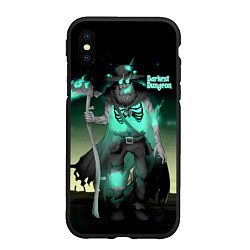 Чехол iPhone XS Max матовый Darkest Dungeon - Grim Reaper, цвет: 3D-черный