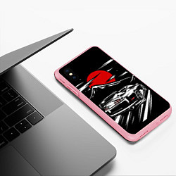 Чехол iPhone XS Max матовый TOYOTA SUPRA Под Луной, цвет: 3D-баблгам — фото 2