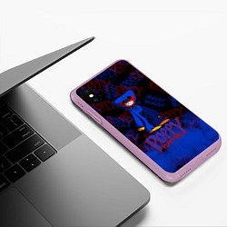 Чехол iPhone XS Max матовый POPPY PLAYTIME : ХАГГИ ВАГГИ : ПОППИ ПЛЕЙТАЙМ, цвет: 3D-сиреневый — фото 2