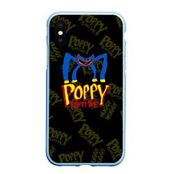 Чехол iPhone XS Max матовый POPPY PLAYTIME : ПОППИ ПЛЕЙТАЙМ, цвет: 3D-голубой