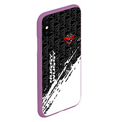 Чехол iPhone XS Max матовый Poppy PlaytimeПоппи Плейтайммонстр, цвет: 3D-фиолетовый — фото 2