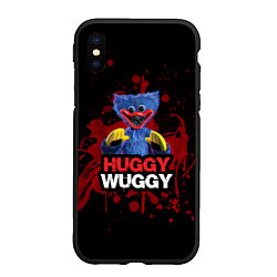 Чехол iPhone XS Max матовый 3D Хаги ваги Huggy Wuggy Poppy Playtime