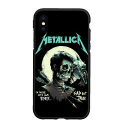 Чехол iPhone XS Max матовый Metallica - Sad But True