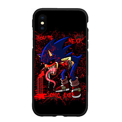 Чехол iPhone XS Max матовый Sonic Exe - killer