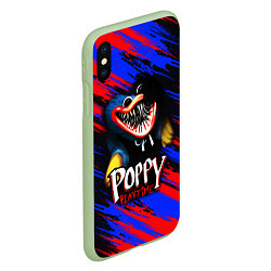 Чехол iPhone XS Max матовый POPPY PLAYTIME HAGGY WAGGY ПОППИ ПЛЕЙТАЙМ ИГРА ХАГ, цвет: 3D-салатовый — фото 2