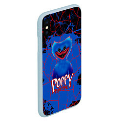 Чехол iPhone XS Max матовый Poppy Playtime Playtime Игры, цвет: 3D-голубой — фото 2