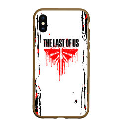 Чехол iPhone XS Max матовый The last of us последние из нас, цвет: 3D-коричневый