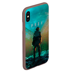 Чехол iPhone XS Max матовый PREY ЗЕМЛЯ, цвет: 3D-коричневый — фото 2