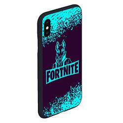 Чехол iPhone XS Max матовый FORTNITE Арт, цвет: 3D-черный — фото 2