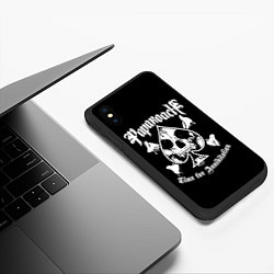 Чехол iPhone XS Max матовый Papa Roach, РОК, цвет: 3D-черный — фото 2