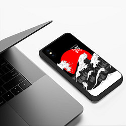 Чехол iPhone XS Max матовый Kisatsutai - Корпус бойни демонов, цвет: 3D-черный — фото 2