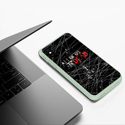 Чехол iPhone XS Max матовый Мы все мертвы All of Us Are Dead, цвет: 3D-салатовый — фото 2