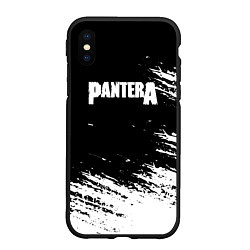 Чехол iPhone XS Max матовый Pantera Logo, цвет: 3D-черный