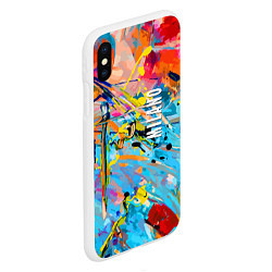 Чехол iPhone XS Max матовый Vanguard fashion pattern Milano, цвет: 3D-белый — фото 2