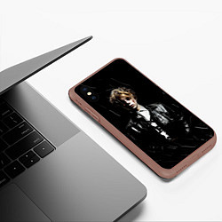 Чехол iPhone XS Max матовый Pharaoh Эми Фараон, цвет: 3D-коричневый — фото 2
