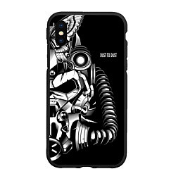 Чехол iPhone XS Max матовый Power ArmorFallout