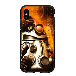 Чехол iPhone XS Max матовый Fallout - Arch Dornan, цвет: 3D-черный