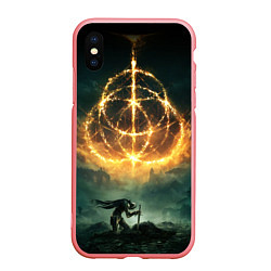 Чехол iPhone XS Max матовый ELDEN RING - ВОИН, цвет: 3D-баблгам