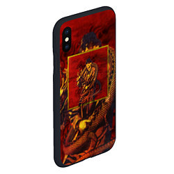 Чехол iPhone XS Max матовый Gimme The Loot Dragonborn Big Baby Tape Биг Бейби, цвет: 3D-черный — фото 2