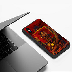 Чехол iPhone XS Max матовый Gimme The Loot Dragonborn Big Baby Tape Биг Бейби, цвет: 3D-черный — фото 2