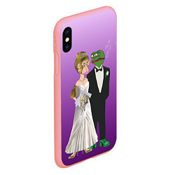 Чехол iPhone XS Max матовый Свадьба - Чертовски привлекательные, цвет: 3D-баблгам — фото 2