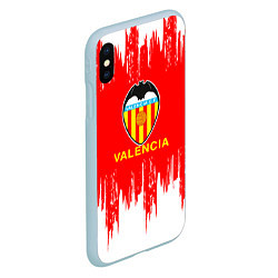 Чехол iPhone XS Max матовый Valencia валенсия sport, цвет: 3D-голубой — фото 2