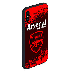 Чехол iPhone XS Max матовый ARSENAL Pro Sport Спрей, цвет: 3D-черный — фото 2