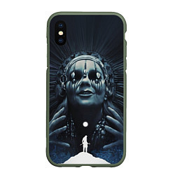 Чехол iPhone XS Max матовый Poster The Northman, цвет: 3D-темно-зеленый