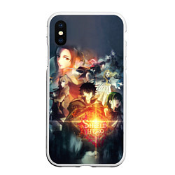 Чехол iPhone XS Max матовый Anime The Rising of the Shield Hero, цвет: 3D-белый