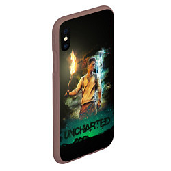 Чехол iPhone XS Max матовый Uncharted Tom Holland, цвет: 3D-коричневый — фото 2