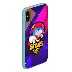 Чехол iPhone XS Max матовый Бонни Bonny brawlstars, цвет: 3D-мятный — фото 2