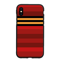 Чехол iPhone XS Max матовый VICTORY COLORS, цвет: 3D-черный