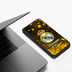 Чехол iPhone XS Max матовый ФК Краска, цвет: 3D-черный — фото 2