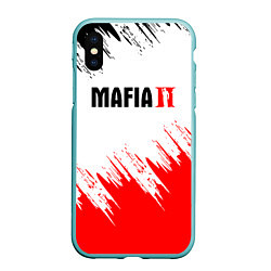 Чехол iPhone XS Max матовый Mafia 2 Мафия, цвет: 3D-мятный