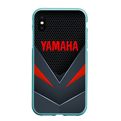 Чехол iPhone XS Max матовый YAMAHA ТЕХНОЛОГИЧЕСКАЯ БРОНЯ, цвет: 3D-мятный