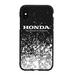 Чехол iPhone XS Max матовый HONDA DREAMS Арт, цвет: 3D-черный