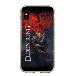 Чехол iPhone XS Max матовый MALENIA - ELDEN RING МАЛЕНИЯ, цвет: 3D-салатовый