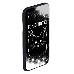 Чехол iPhone XS Max матовый Tokio Hotel Rock Cat, цвет: 3D-черный — фото 2