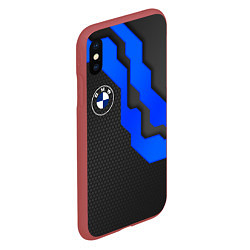 Чехол iPhone XS Max матовый BMW - ТЕХНО БРОНЯ, цвет: 3D-красный — фото 2