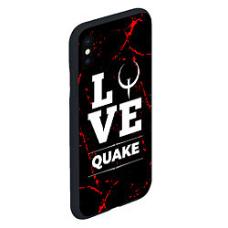 Чехол iPhone XS Max матовый Quake Love Классика, цвет: 3D-черный — фото 2