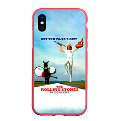 Чехол iPhone XS Max матовый Get Yer Ya-Yas Out! - The Rolling Stones, цвет: 3D-красный