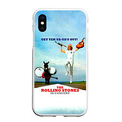 Чехол iPhone XS Max матовый Get Yer Ya-Yas Out! - The Rolling Stones, цвет: 3D-белый