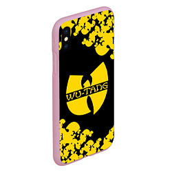 Чехол iPhone XS Max матовый Wu bats, цвет: 3D-розовый — фото 2