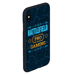 Чехол iPhone XS Max матовый Игра Battlefield: PRO Gaming, цвет: 3D-черный — фото 2