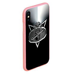 Чехол iPhone XS Max матовый Comeblack - Scorpions, цвет: 3D-баблгам — фото 2