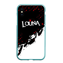 Чехол iPhone XS Max матовый Louna band - лоуна, цвет: 3D-мятный