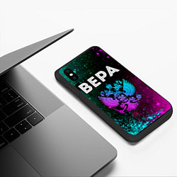 Чехол iPhone XS Max матовый Вера Россия, цвет: 3D-черный — фото 2