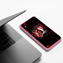 Чехол iPhone XS Max матовый Shinedown - Unity, цвет: 3D-малиновый — фото 2