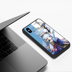 Чехол iPhone XS Max матовый KAMISATO AYAKA КАМИСАТО АЯКА, цвет: 3D-черный — фото 2