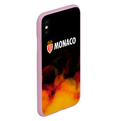 Чехол iPhone XS Max матовый Monaco монако туман, цвет: 3D-розовый — фото 2